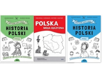 Historia Polski Graficzne karty 4,5,6 + Polska