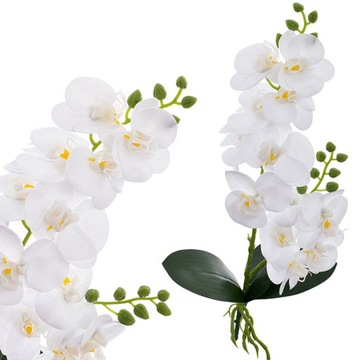 GAŁĄZKA ORCHIDEA KWIAT STORCZYK SZTUCZNY OZDOBA 50