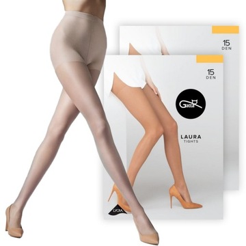 Rajstopy Gatta Laura 15 den lycra 3-M Perla