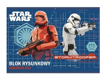 Blok rysunkowy A4 STAR WARS 20 kartek biały