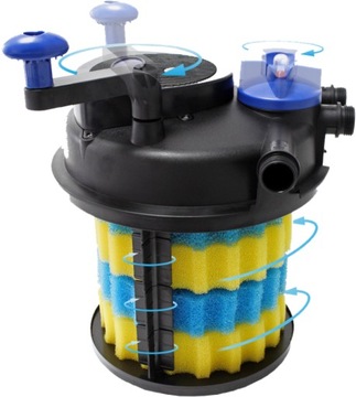 НАПОРНЫЙ ФИЛЬТР CPF-5000 для пруда, УФ-лампа, 8м3