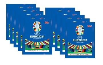 Topps UEFA EURO 2024 Saszetka 6 Naklejek