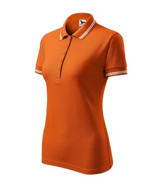 DAMSKA koszulka polo MALFINI URBAN pomarańcz 2XL
