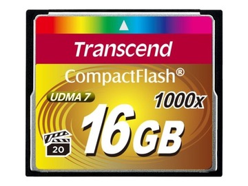TRANSCEND 16 GB CF Compact Flash 1000x 160MBs UDMA