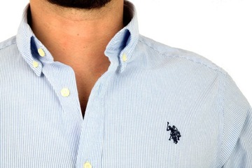 U.S.POLO ASSN. Koszula męska niebieska XXL 45/46