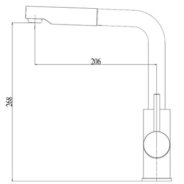 НАСТОЛЬНАЯ РАКОВИНА FATTER С ВЫДВИЖНЫМ ИЗЛИКОМ