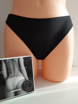 Figi damskie Atlantic BLP-582 XL 2PACK mini czarne