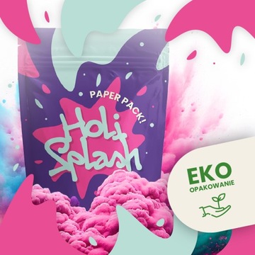 Фестиваль порошковой пудры Holi Splash Светло-Зеленый ECO