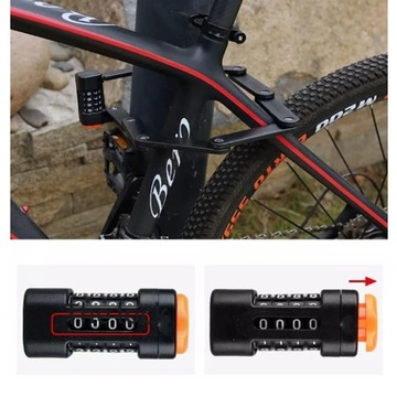 СКЛАДНОЙ ВЕЛОСИПЕДНЫЙ ЗАМОК, ПРОЧНАЯ ЦЕПЬ БЕЗОПАСНОСТИ ДЛЯ ВЕЛОСИПЕДА