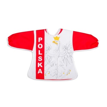 ŚLINIAK z RĘKAWAMI fartuszek do jedzenia POLSKA