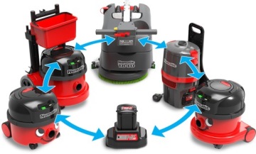 Numatic TTB 1840NX маленькая аккумуляторная чистящая машина-скруббер НОВИНКА