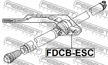 LOŽISKO CENTRÁLNÍ KLIKOVÉ HŘÍDELE POHON FEBEST FDCB-ESC