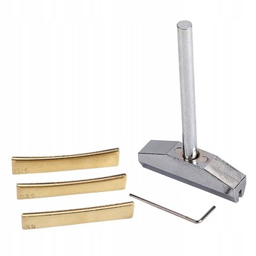 3 Szt. Guitar Fret Press Caul Insert Brass Radius