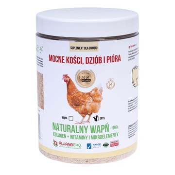 Wapń wapno organiczne naturalne witaminy dla kur