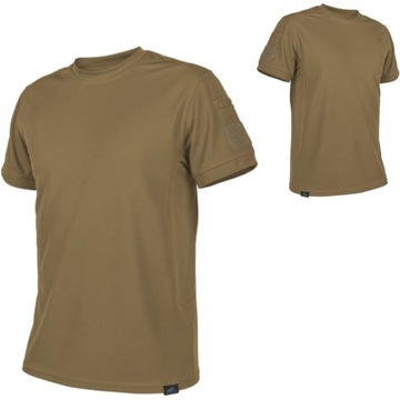 KOSZULKA MĘSKA HELIKON PRZEWIEWNA TOPCOOL T-SHIRT TACTICAL LITE COYOTE S