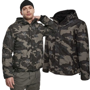 Kurtka BRANDIT Windbreaker Frontzip Darkcamo XXL