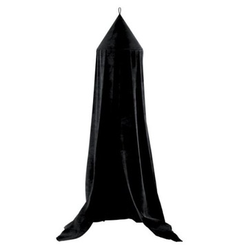 Желтый балдахин Типи над кроватью, насыщенный черный