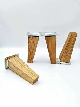 МЕБЕЛЬНЫЕ НОЖКИ МАСЛО-ВОСК ДУБ ТРАПЕЦЕВИДНЫЙ ПРОИЗВОДИТЕЛЬ H25