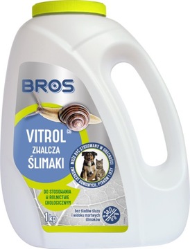 Bros VITROL środek trutka na ŚLIMAKI butelka 1KG