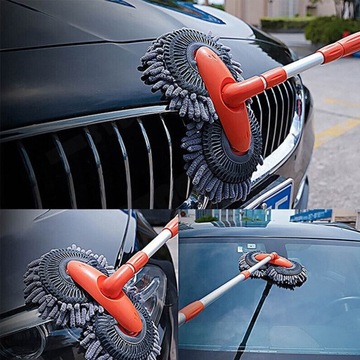 ШВАБРА ДЛЯ МОЙКИ АВТОМОБИЛЯ ЩЕТКА ДЛЯ ЧИСТКИ ИЗ МИКРОФИБРЫ ШЕНИЛЬ