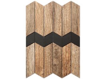 MOZAIKA GRESOWA TIMBER 2 JODEŁKA DREWNO CYPRESS