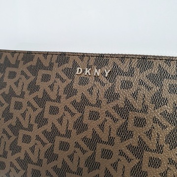 Portfel damski DKNY logowany monogram