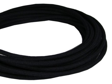 Kabel elektryczny CZARNY Przewód do lampy 2*0,75