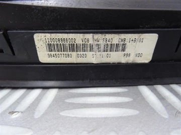 PŘÍSTROJOVÁ DESKA CITROEN XSARA PICASSO 1 I 2,0 HDI 9645077080 ROK 1999-2008