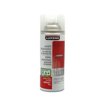Lakier bezbarwny połysk w sprayu 400ml uniwersalny