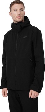 KURTKA PRZEJŚCIOWA SOFTSHELL Z KAPTUREM MĘSKA 4F MEMBRANA 5000 M043 r S