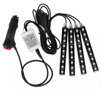 Светодиодные ленты USB светодиоды ИНТЕРЬЕР АВТОМОБИЛЯ Лента для салона автомобиля со светодиодной подсветкой