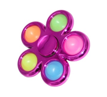 SPINNER PUSH BUBBLE POP IT FIDGET 5 KÓŁEK ZABAWKA