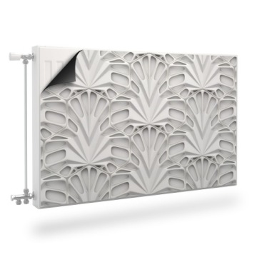 MATA MAGNETYCZNA NA KALORYFER ABSTRAKCJA ORNAMENTY EFEKT 3D MAGNES 90x60