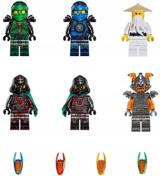 Совместим с Ninjago Time Serpent 70626.