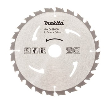 MAKITA D-29050 Piła tarcza tnąca do drewna 210 x 30 24Z