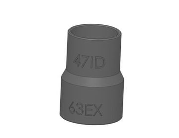 Adapter Charnwood 63EX 47ID Erbauer EHP1050