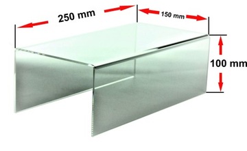 СТЕНД STEP DISPLAY PLEXI STAND 25/15/10 толщина 3 мм