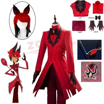 Anime Hazbin Cosplay Hotel ALASTOR przebranie na karnawał mundur impreza z