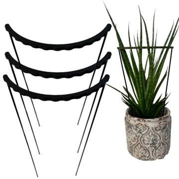 Podpórki do roślin kwiatów podpora podpórka RING TRIPLE S 33/18 zestaw 3szt