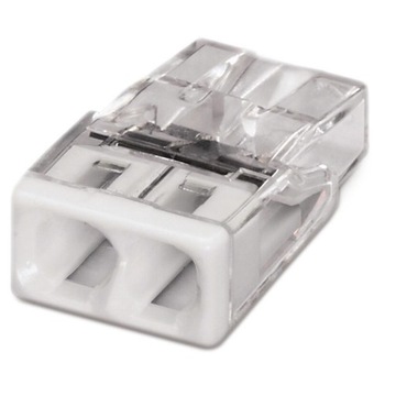 WAGO QUICK CONNECTOR ДВОЙНОЙ РАЗЪЕМ для коробок 2x0,5-2,5 мм² 50 шт.