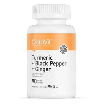 OstroVit Kurkumina piperyna imbir odchudzanie 90 t