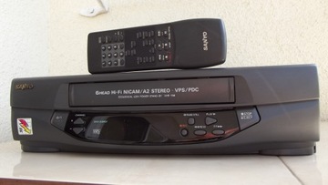 Sanyo VHR 758 6 HEAD HI-FI NICAM/A2 СТЕРЕО VHS видеомагнитофон