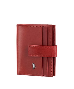 Etui Skórzane Na Karty Dokumenty Wizytówki Dowód Czerwone PUCCINI CR90442-3