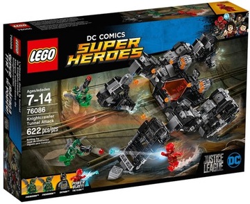 Klocki LEGO DC Super Heroes Justice 76086 - Atak Knightcrawlera w tunelu