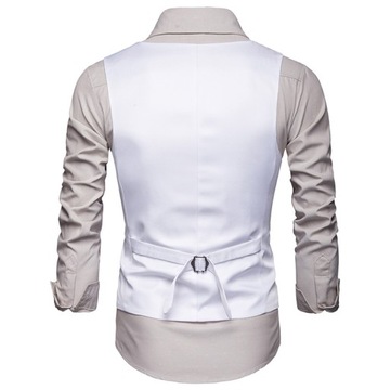 L МУЖСКИЙ ЭЛЕГАНТНЫЙ КЛАССИЧЕСКИЙ ЖИЛЕТ УЗКОГО КРОЯ