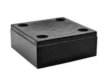 ŚLIZGACZ KWADRATOWY STOPKA 65X65 CZARNY 30 mm