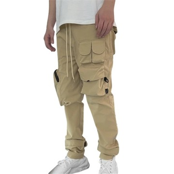 Joggers Cargo Pants for Men Casual Hip Hop Hit Col