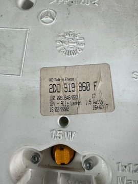 PŘÍSTROJOVÁ DESKA BUDÍKY VW LT 2D0919860F