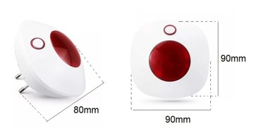 БЕСПРОВОДНАЯ СИРЕНА СИГНАЛИЗАЦИЯ 110 дБ WiFi TUYA + 3xPIR