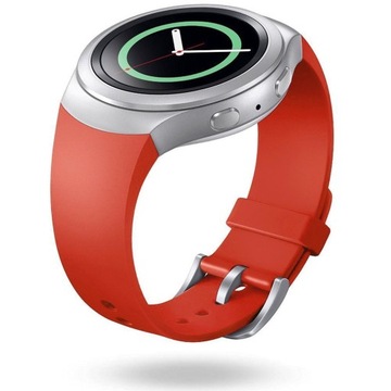 CZERWONY PASEK SAMSUNG GEAR S2 SM R720 - ROZMIAR L